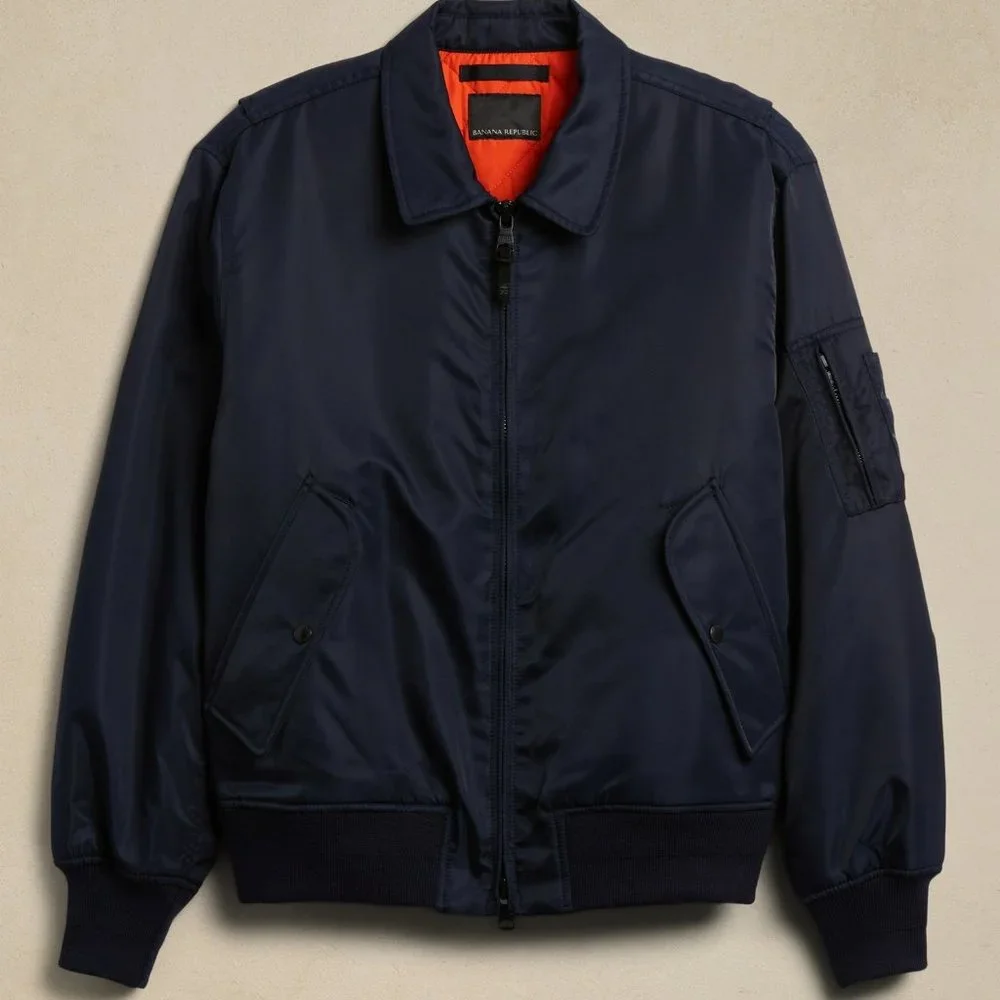 BANANA REPUBLIC INSULATED WATER RESISTANT BOMBER JACKET